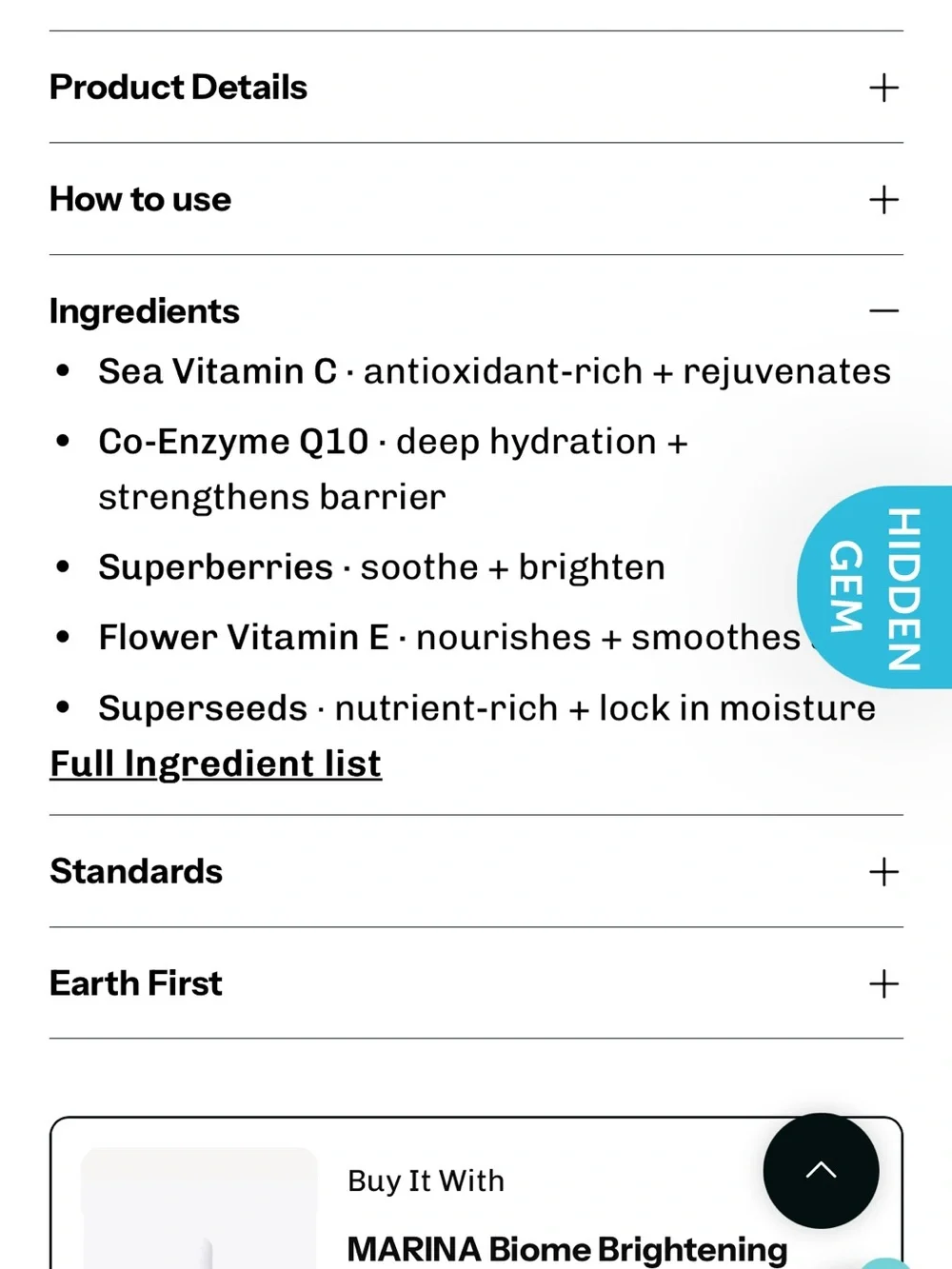 ❗️Earth Harbor Calypso Vitamin C Facial Oil Sea Berry